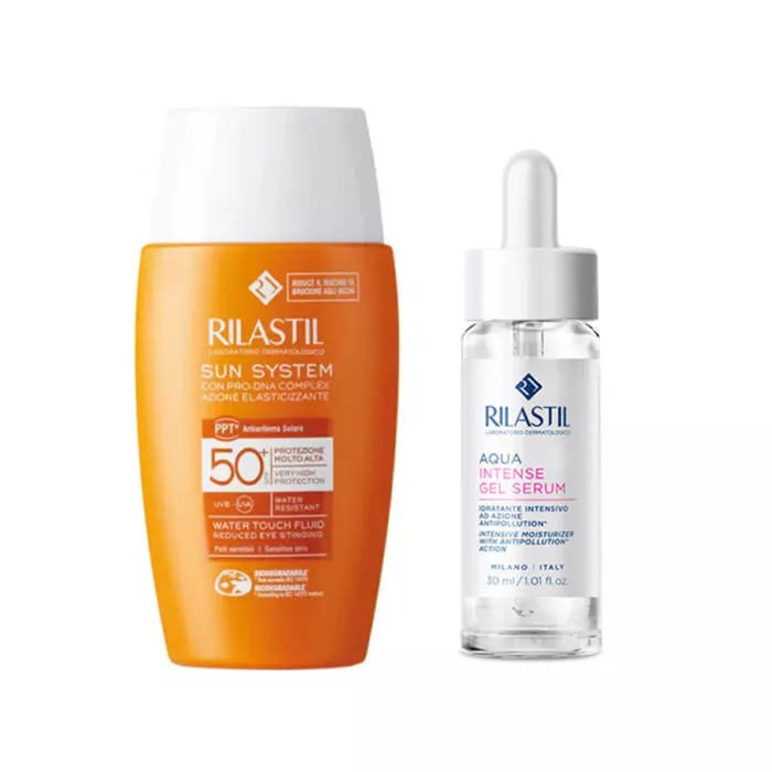 Rilastil Bipack Water Touch Spf50+ Aqua Intense Serum 15ml