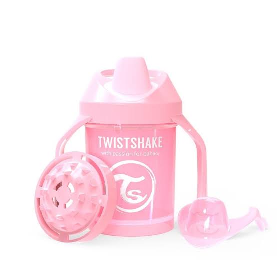Twistshake Minicup pastel pink 4+m *230ml