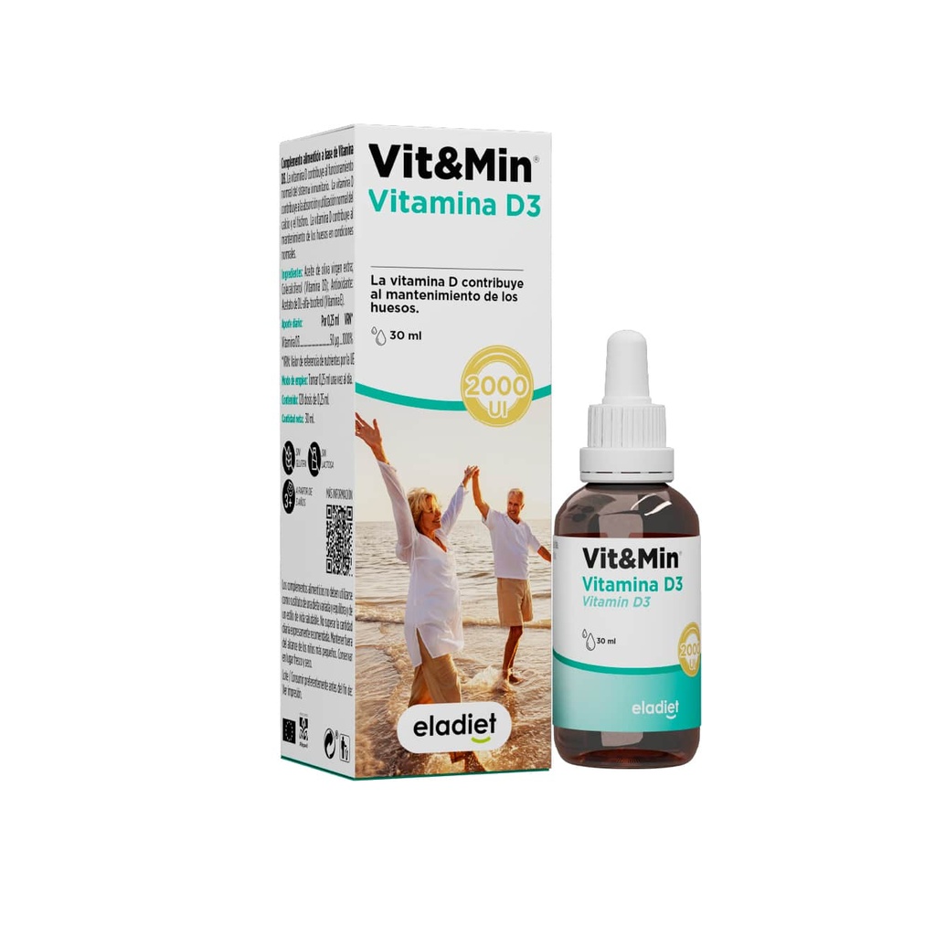 VIT & MIN D3 DROPS 2000ui * 30ml Eladiet Froika