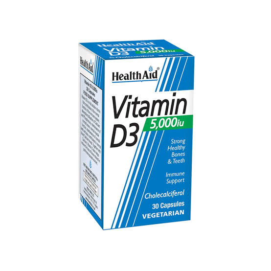 Health Aid Vitamin D3 5000IU *30 Caps