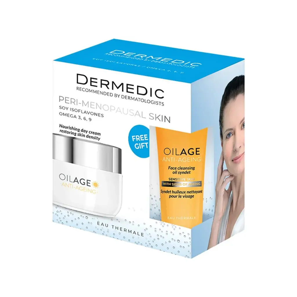 Dermedic Set Oilage Nourishing Day Cream 50ml + Cleansing Oil Syndet 25ml