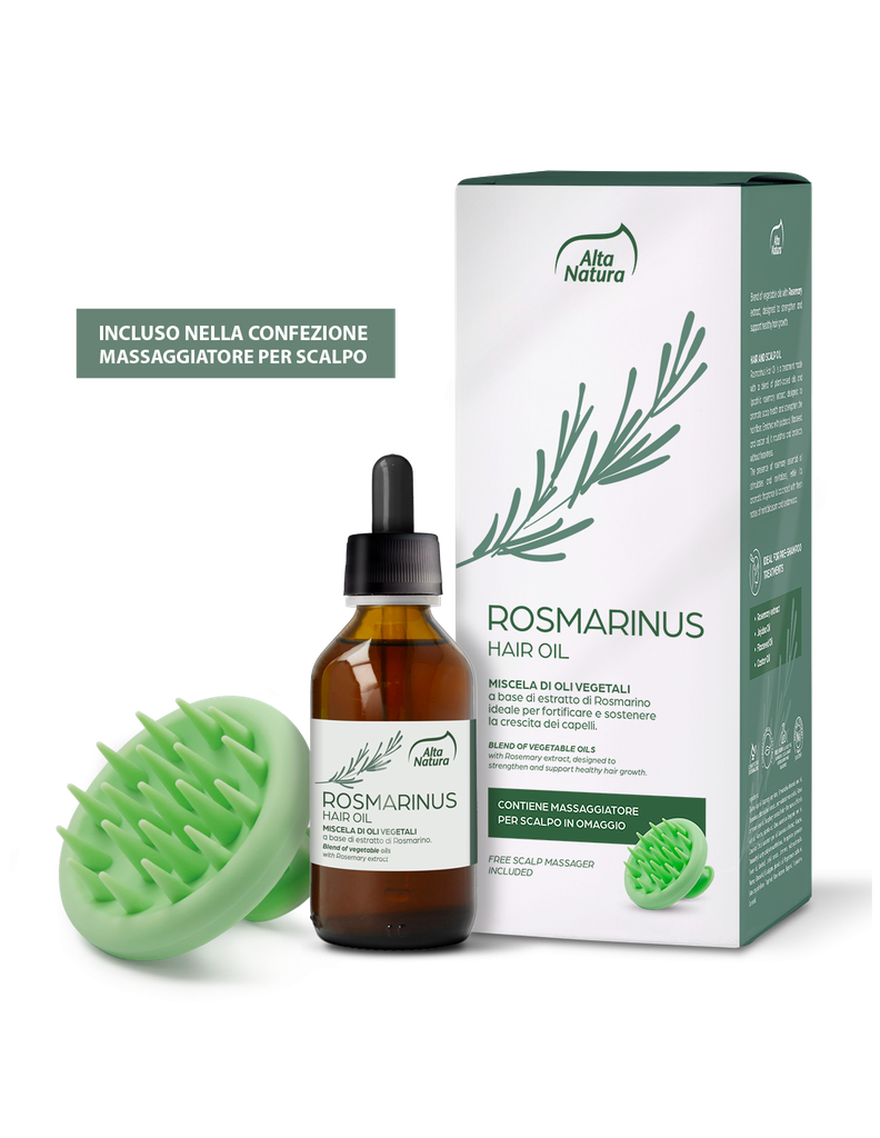 Alta Natura KIT Hair Oil Rosmarinus 100ml+ Spazzola