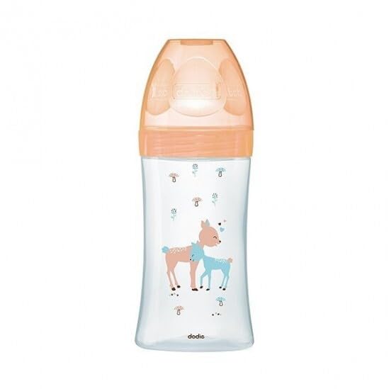Dodie Bottle Sensation+ Anti-colic glass 270ml 0-6 months Flat Teat Flow 2