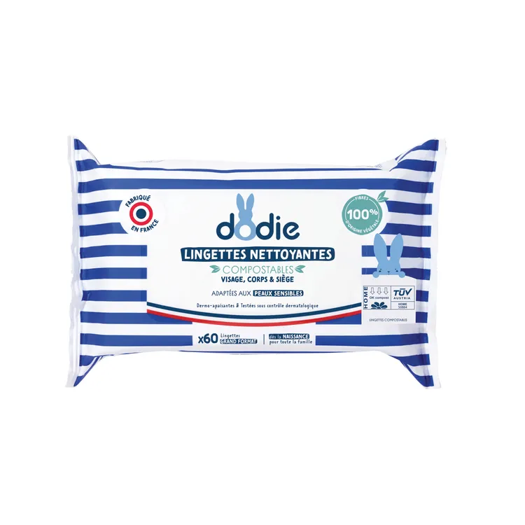 Dodie Gentle dermo-soothing cleansing wipes x60