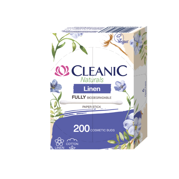 Harper Cleanic Naturals Linen Buds 200pcs