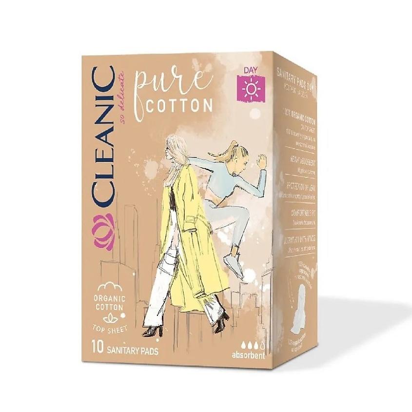 Harper Cleanic Pure Cotton Day Sanitary Pads 10 pcs (foil)