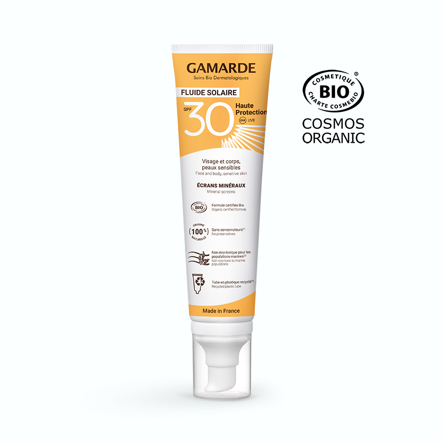 Gamarde Solaire Haute Protection SPF30 tube pompe 100ml