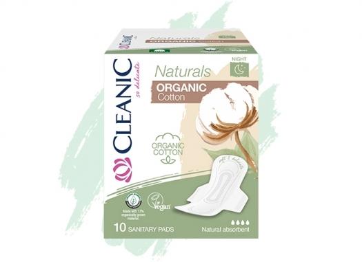 Cleanic Sanitary Pads Night ,10cope