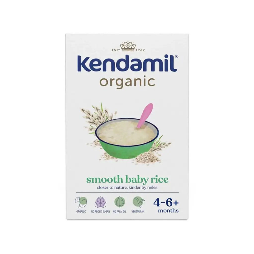 Kendamil Organic Smooth Baby Rice 4-6 + months 