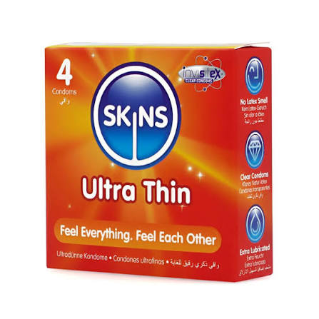 SKINS CONDOMS ULTRA THIN X 4 PCS