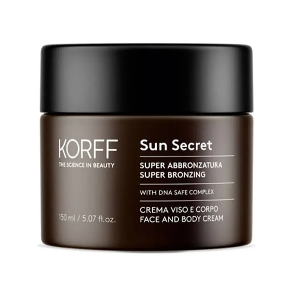 Korff Sun Secret Super Bronzing Face& Body Sun Cream 150 ML 