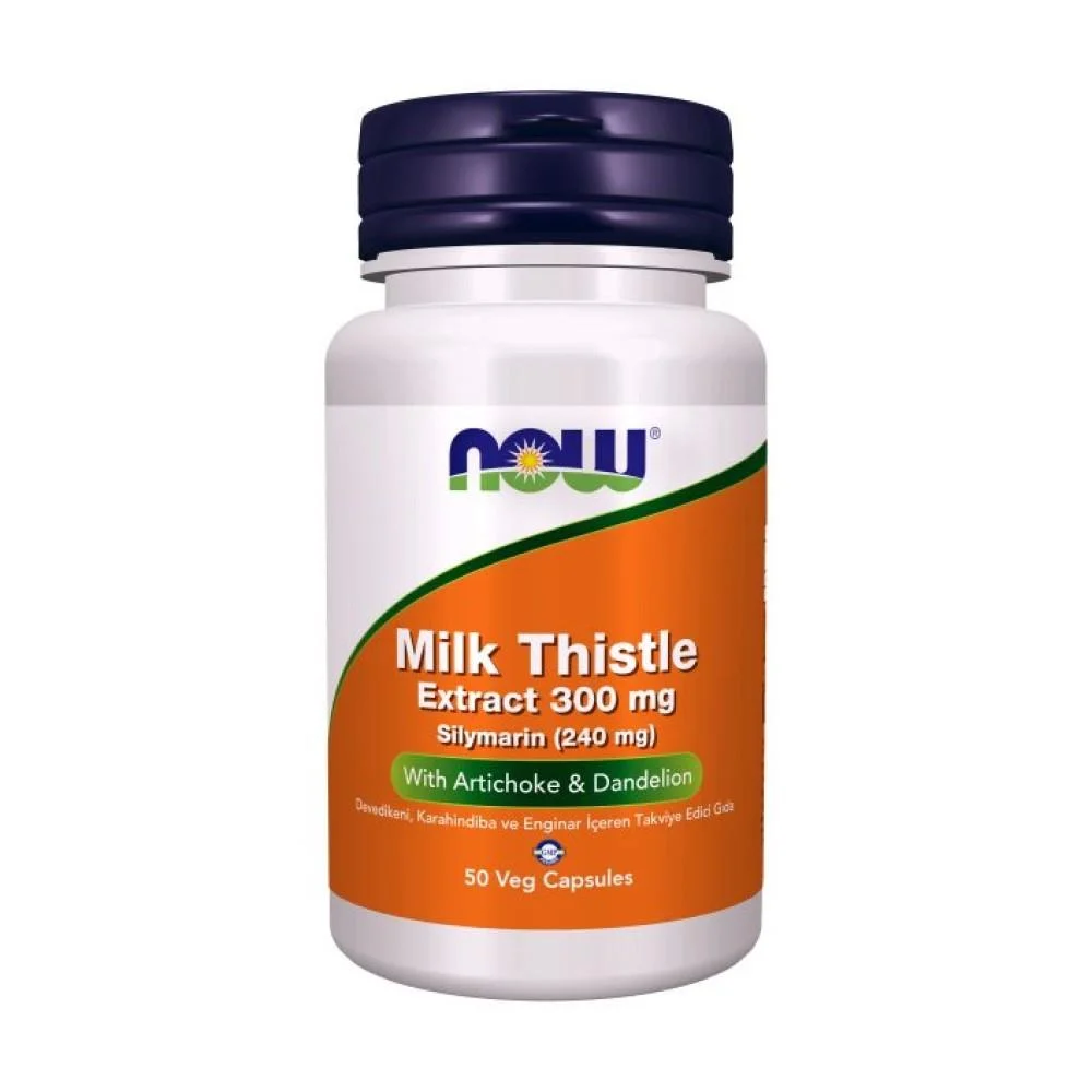 Now Milk Thistle 300 mg *50 caps 