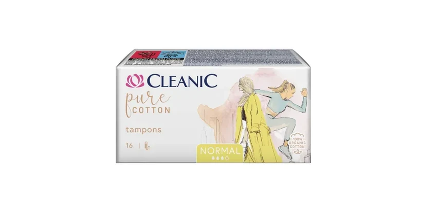 Harper Cleanic Pure Cotton Normal Tampons *16 pieces 