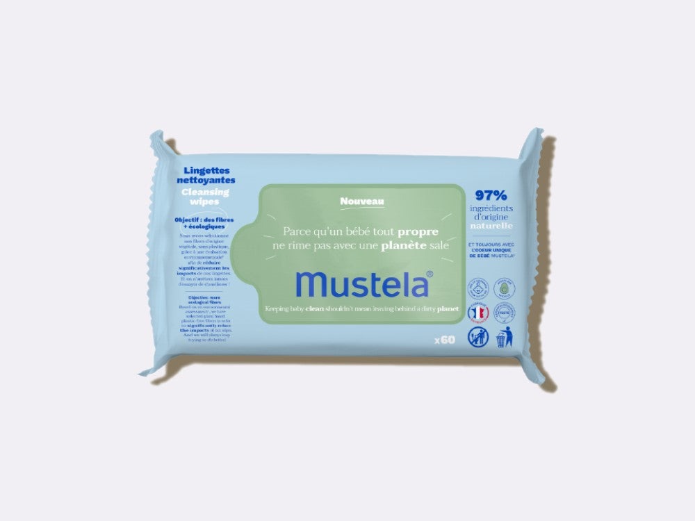 Mustela cleansing wipes bio * 60