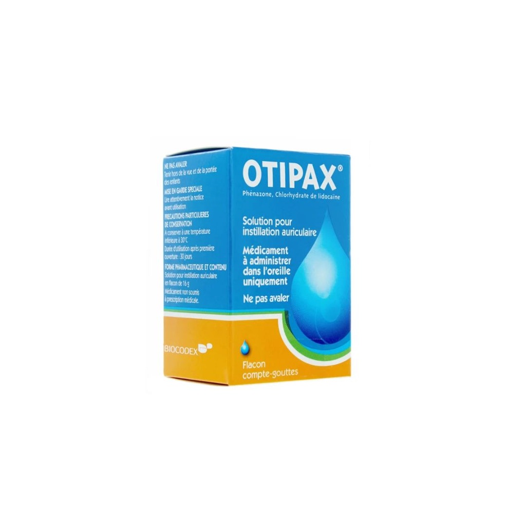 Otipax solution ear drops