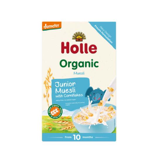 Holle Organic Junior Muesli Multigrain with cornflakes ,250g