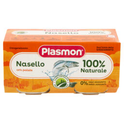 Plasmon nasello con patate (merluc) 2*160g +6m