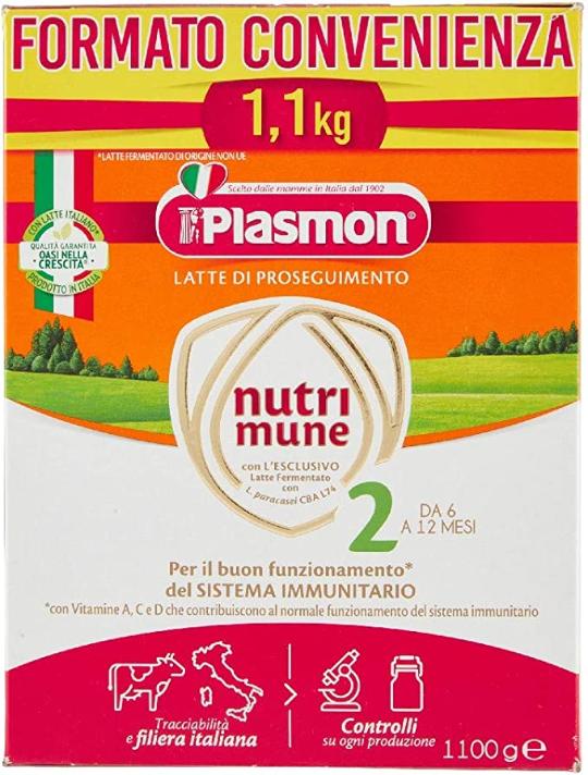 Plasmon latte nutri mune 2 700g