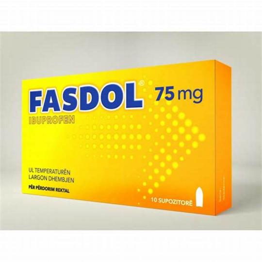 Fasdol 75mg , 10 suposta