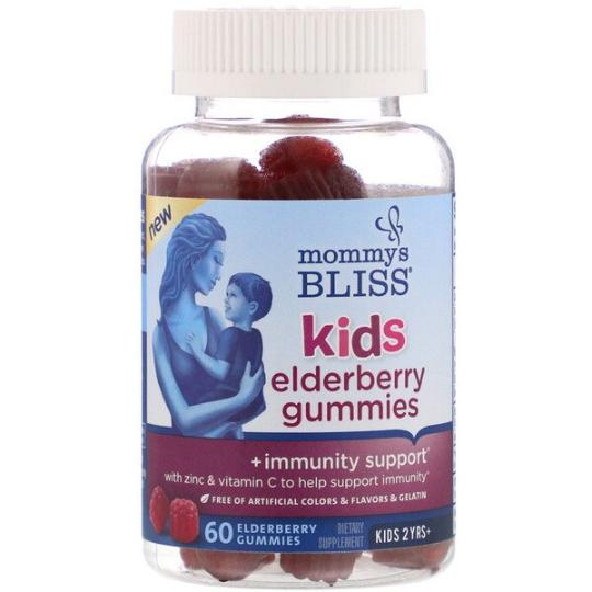 Mommys Bliss Elderberry Gummies,60gummies