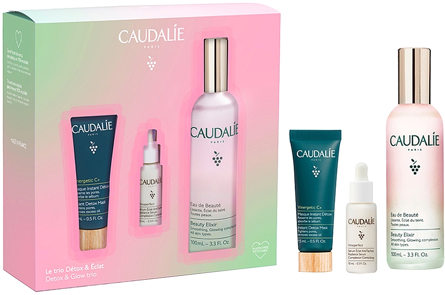 Caudalie Detox & Glow Trio