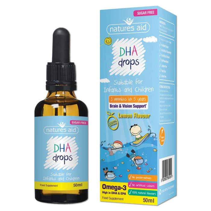 Mini Drops DHA Natures Aid DHA Omega 3