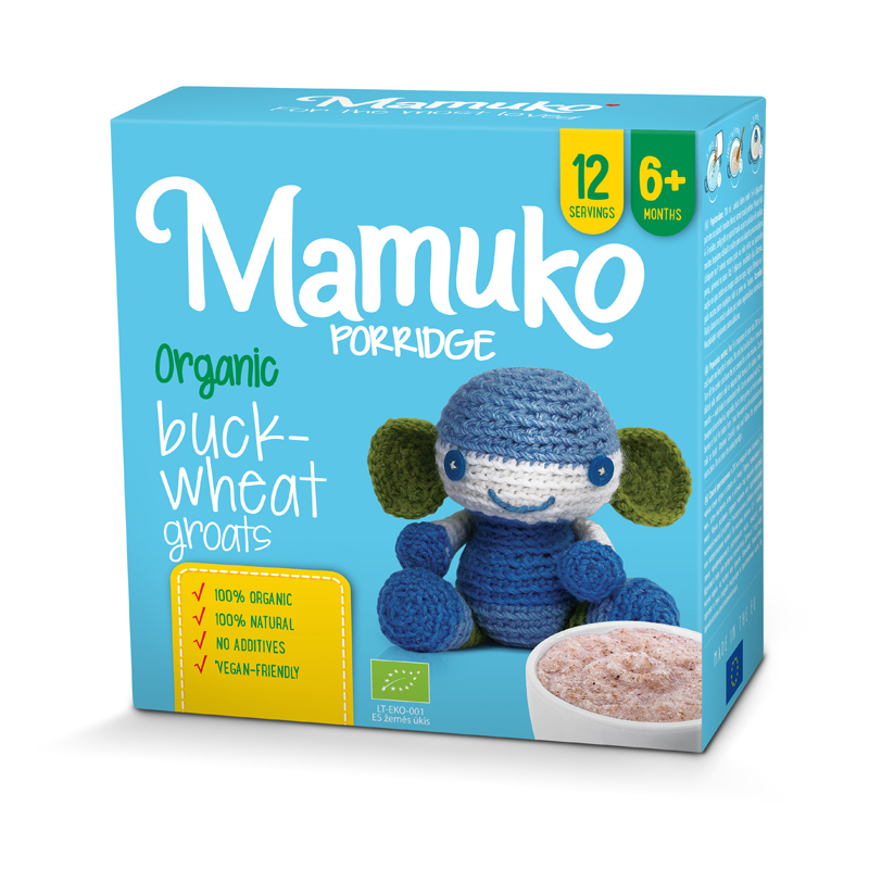 MAMUKO ORGANIC BUCKWHEAT PORRIDGE 6+ 200g