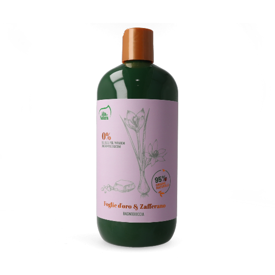 Alta Natura Bagnodoccia Foglie Doro & Zafferano ,500ml