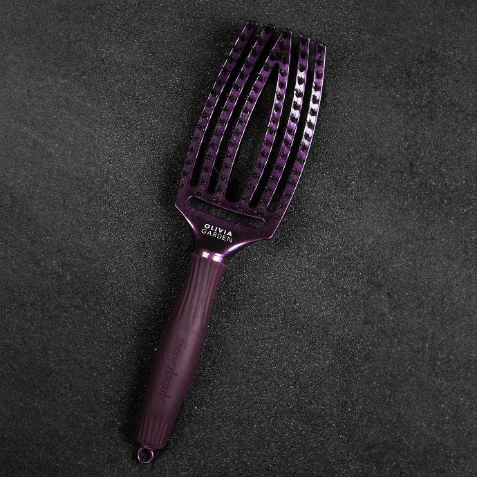 Olivia Garden Fingerbrush Violet Amethyst