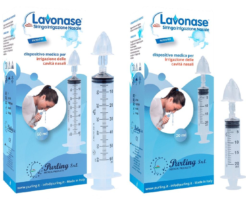 Purling Lavonase Siringa Irrigazione Nasale 20 ml