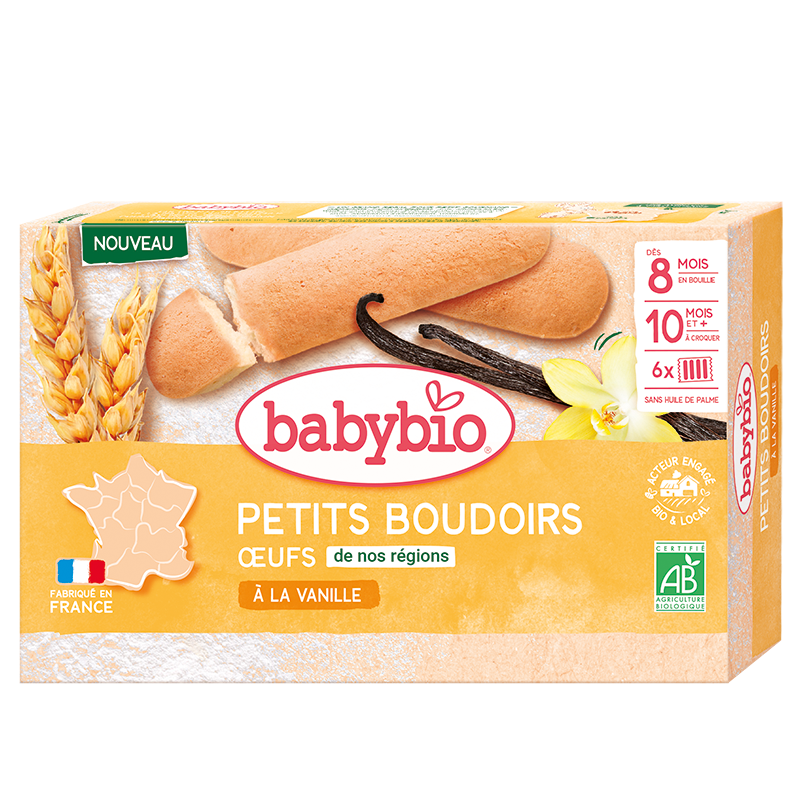 Babybio Vanilla Teething Biscuits - Organic +8months