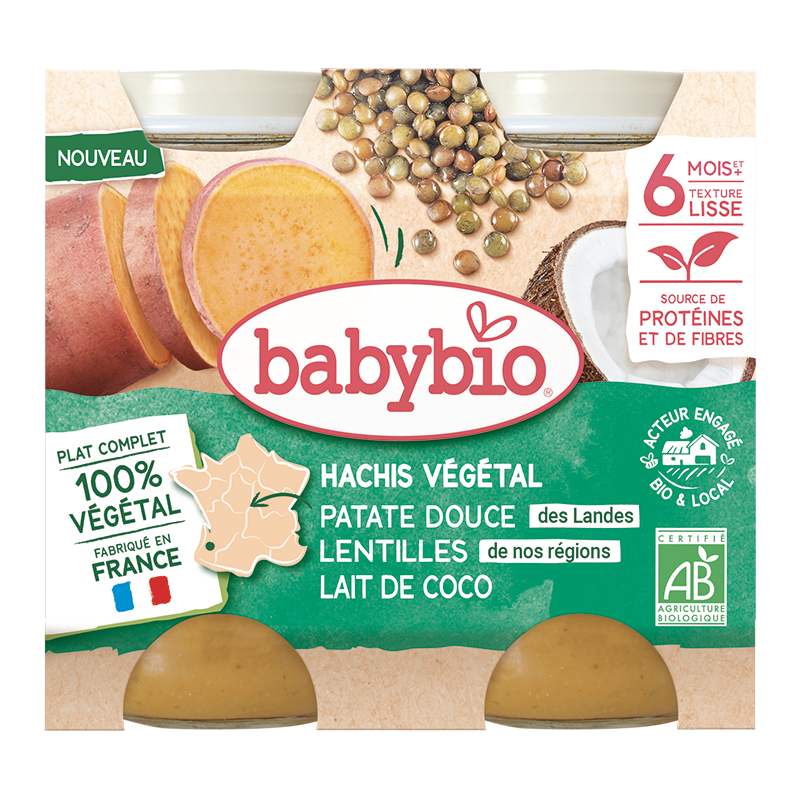 Babybio Vegetal Shephard's Pie Jar +6months 2x200gr