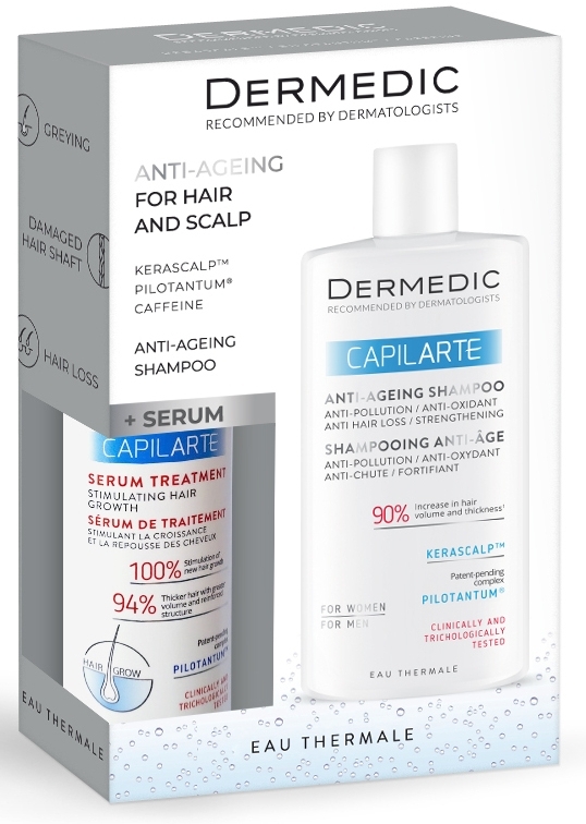 Dermedic Set Capilarte Serum Treatment 150ml+Capilarte Anti-Ageing Shampoo 30ml