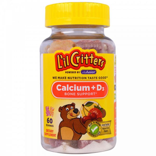 Lil Critters Calcium +D3 * 60 tab