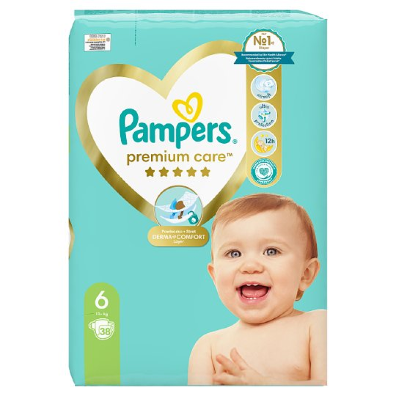 Pampers Premium Care 6 x 38 cope