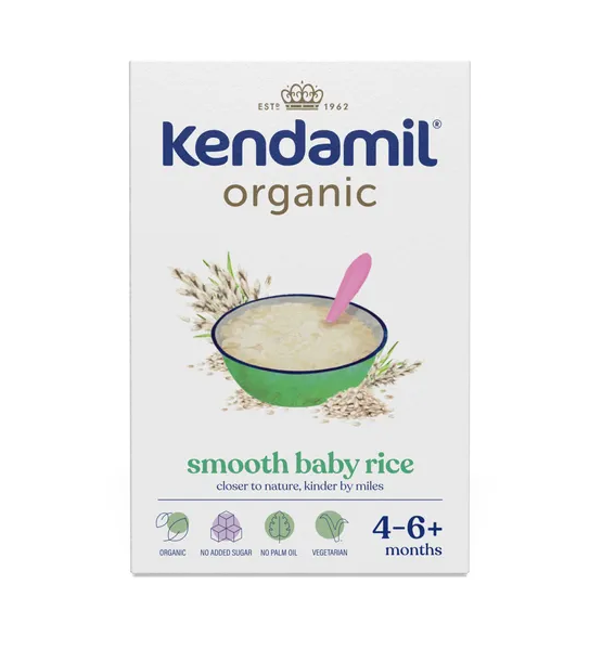 Kendamil Organic Smooth Baby Rice 4-6months+