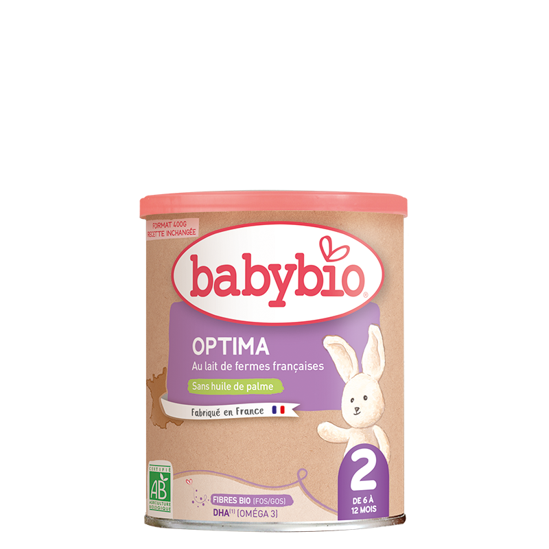 Babybio Optima 2-Organic +6 months *400 gr