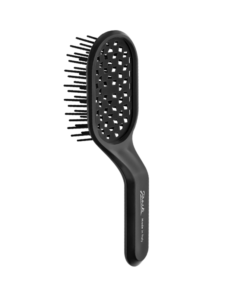 JANEKE CURVY VENTED BRUSH, EXTREME VOLUME BLOWOUTS HAIR BRUSH BLACK