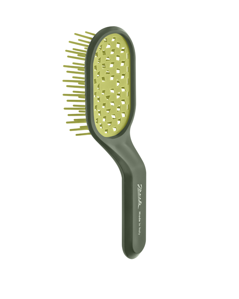 JANEKE CURVY VENTED BRUSH, EXTREME VOLUME BLOWOUTS HAIR BRUSH LIME