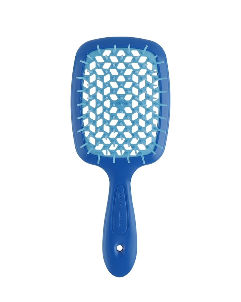 JANEKE SUPERBRUSH VENTED BRUSH WITH SOFT PINS  BLUE