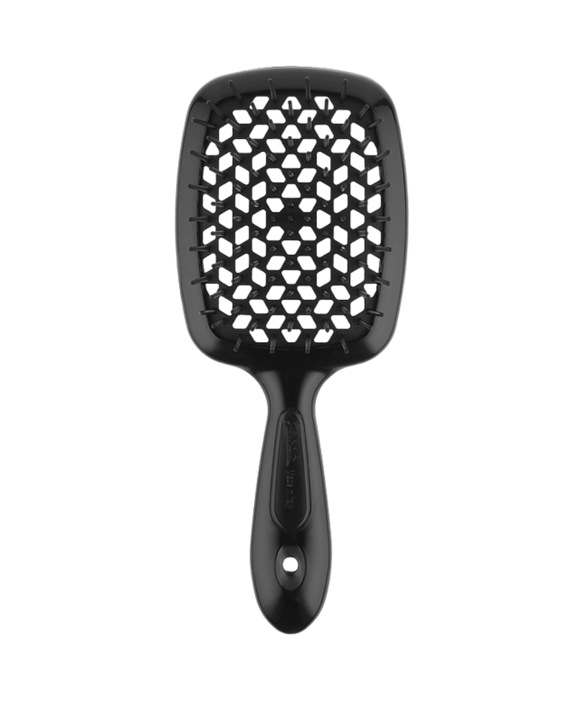 JANEKE SUPERBRUSH VENTED BRUSH WITH SOFT PINS BLACK