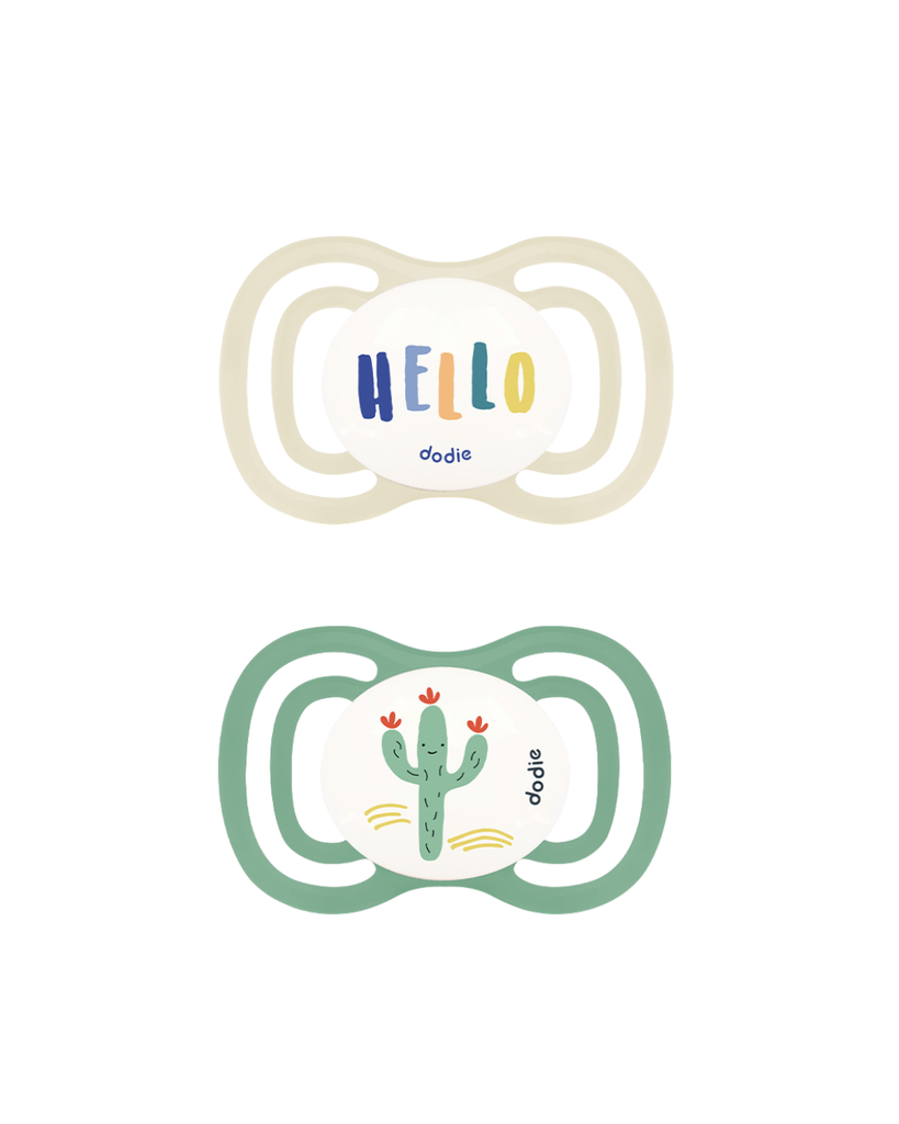 Dodie Soothers +18 months DUO EXTRA THIN GREEN F6