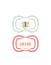 Dodie Soothers +18 months DUO EXTRA THIN PINK F4