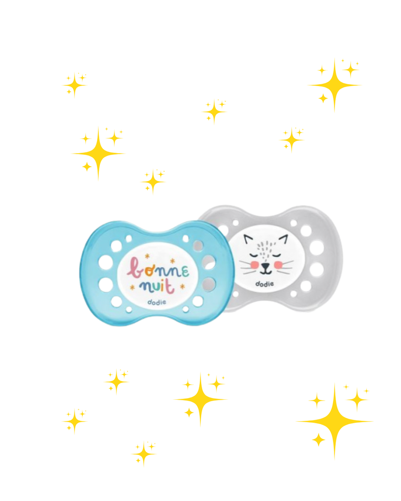 Dodie Soothers +18 months DUO MIXTE NIGHT ANIMALS A2