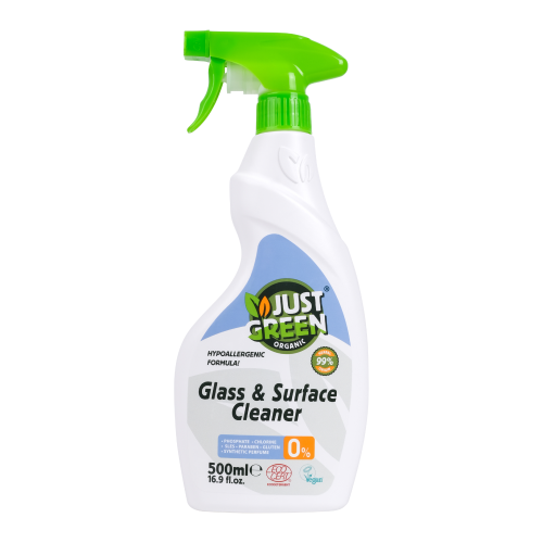 Just Green Organic Glass & Surface Cleaner 500ml