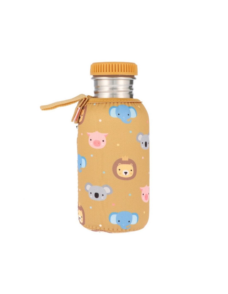 Tutete Steel Bottle with Animal Friends Cover 500ml