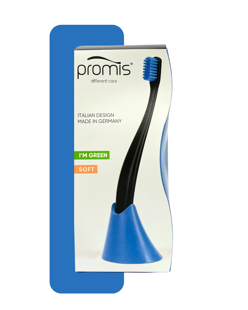 Promis Blue Brush & Holder