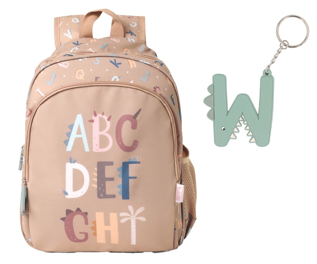 Tutete Funny Letters Medium-Sized Backpack +Keychain