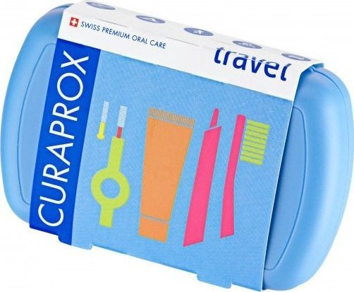 [7612412429879] Curaprox Travel Set Blue