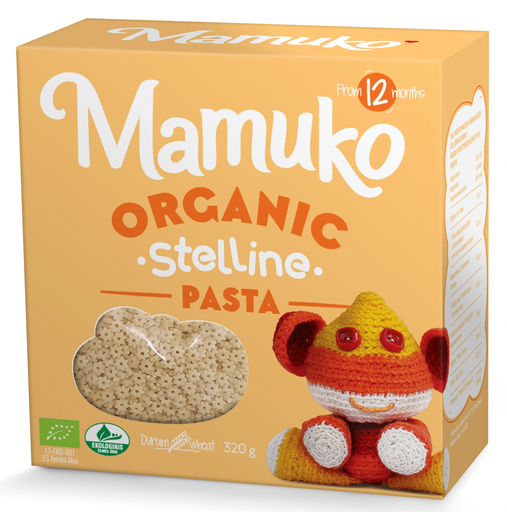 [BIO0019] MAMUKO ORGANIC STELLINE PASTA 12+ 320g